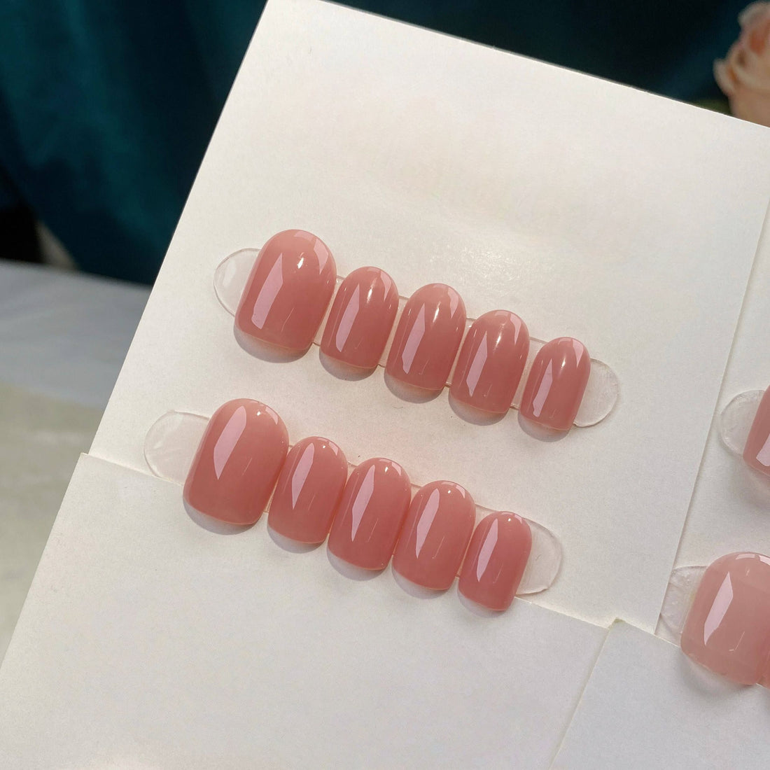 Nude Jelly Everyday - Handcrafted Translucent Glossy Nude Press-On Nails
