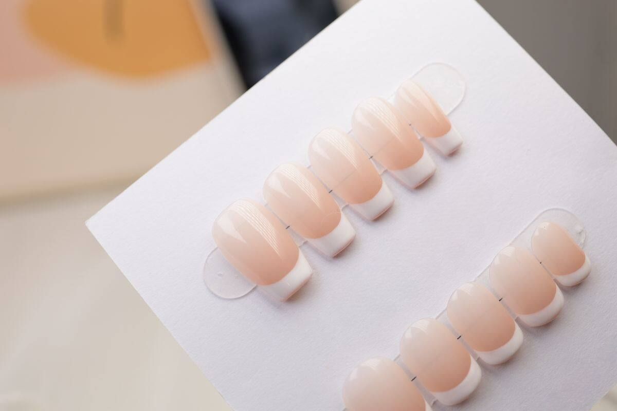 Classic Milky French - Handcrafted Translucent Nude & White French Tip Press-On Nails